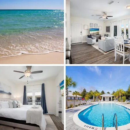 Paradise Getaway At 30A - 3Bd & 3Ba-4 Min Walk To Beach - Pool - Gym